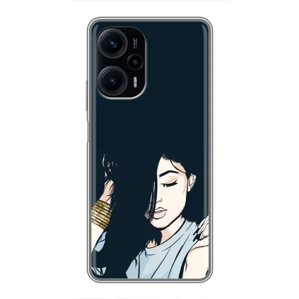 Чехол с принтом «Красивая девочка» для Xiaomi POCO F5 Чехол с принтом «Красивая девочка» для Xiaomi POCO F5
