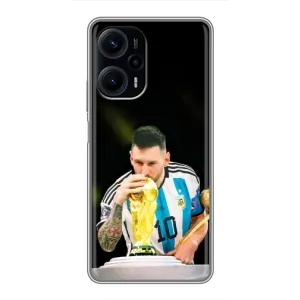 Чохли для Xiaomi POCO F5 (Leo чемпіон) (AlphaPrint) (Кубок Мессі)