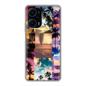 Силіконовий чохол з КАРТИНКАМИ літо для Xiaomi POCO F5 (AlphaPrint) (Літня відпустка)