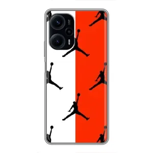 Чехлы для Xiaomi POCO F5 - с картинкой JORDAN (AlphaPrint) (Лого Джордан)