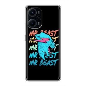 Чохли Містер Біст для Сяомі ПОКО F5 (logo Mr beast)