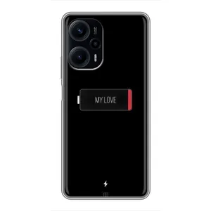 Чехлы для любимой на Сяомі ПОКО F5 (VPrint) (Love battery)