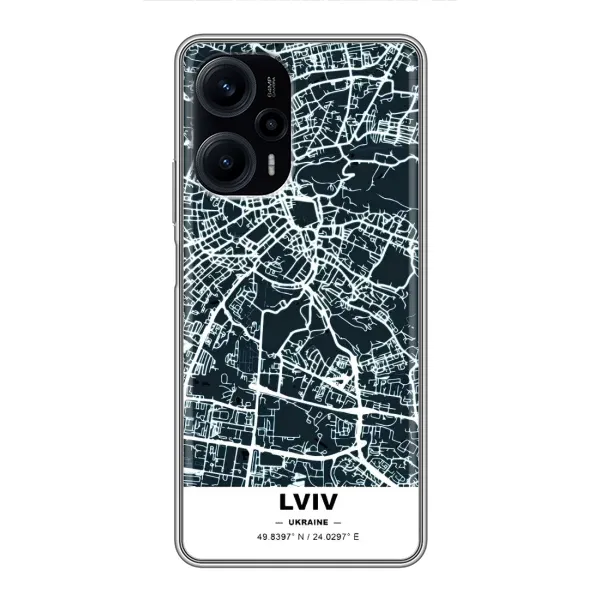 Чехол с принтом «Львов» для Xiaomi POCO F5 Чехол с принтом «Львов» для Xiaomi POCO F5