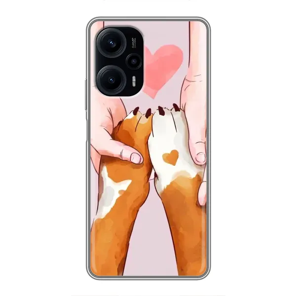 Чохол з принтом «Любовь до собак» для Xiaomi POCO F5