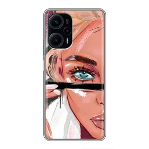 Чохол з друком для Xiaomi POCO F5 - (Мода) (AlphaPrint) (Макіяж)