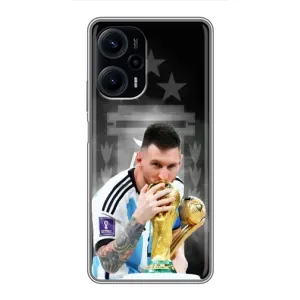 Чохли для Xiaomi POCO F5 (Leo чемпіон) (AlphaPrint) (Мессі Чемпіон)