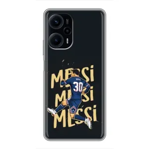 Чохли для Xiaomi POCO F5 (Leo чемпіон) (AlphaPrint) (Messi ПСЖ)