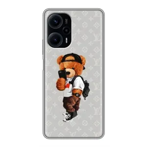 Бренднові Чохли для Xiaomi POCO F5 - (PREMIUMPrint) (Ведмедик Луі)