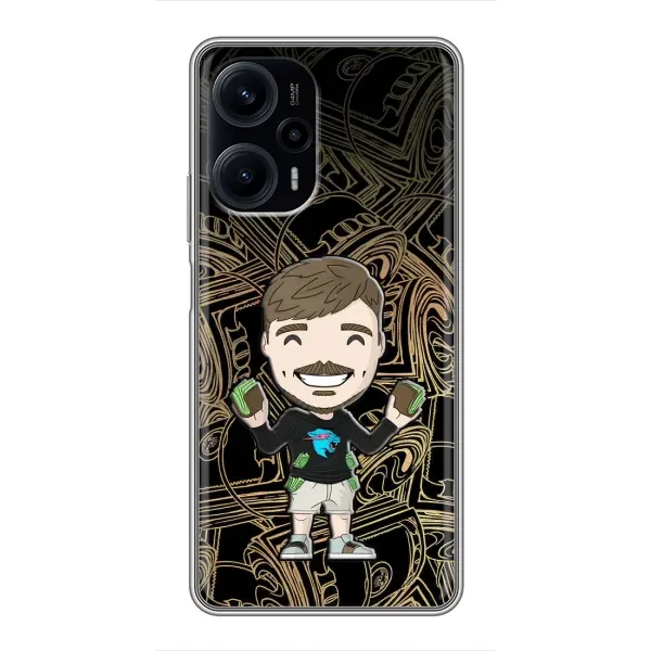Чохол з принтом «Mister Beast» для Xiaomi POCO F5 Чохол з принтом «Mister Beast» для Xiaomi POCO F5