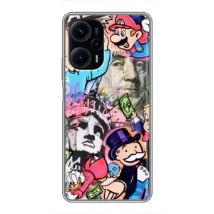 Чохли з крутими принтами для Xiaomi POCO F5 - (PREMIUMPrint) (Monopoly man)