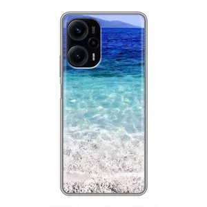 Силіконовий чохол з КАРТИНКАМИ літо для Xiaomi POCO F5 (AlphaPrint) (Море)