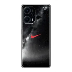 Чехол для Xiaomi POCO F5 - с принтом Найк (AlphaPrint) (Найк красный)