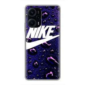 Чехол для Xiaomi POCO F5 - с принтом Найк (AlphaPrint) (Найк принт)