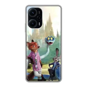 Чехол Зоотрополіс на Xiaomi POCO F5 (Герои мультфильма Зверополис)
