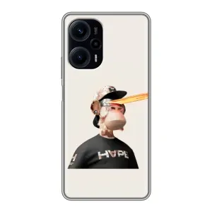 Чехлы с Обезьянами NFT для Xiaomi POCO F5 (AlphaPrint) (обезьяна NFT в очках)