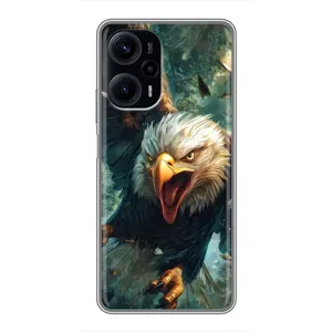 Чохол з картинкою 'Хижаки' для Xiaomi POCO F5 (Орел у польоті)