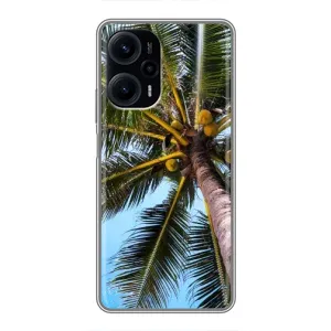 Силіконовий чохол з КАРТИНКАМИ літо для Xiaomi POCO F5 (AlphaPrint) (Пальма)