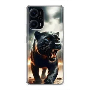 Чохол з картинкою 'Хижаки' для Xiaomi POCO F5 (Чорна пантера)