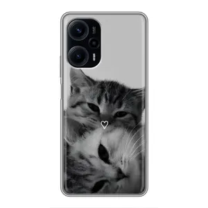 Чохол з малюнком кіт на Xiaomi POCO F5 (Пара котів)
