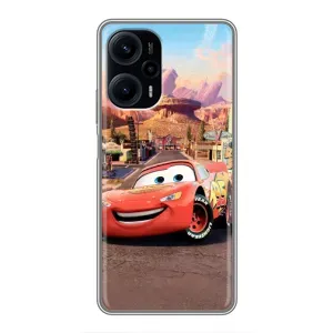 Силиконовый чехол Маквин для Xiaomi POCO F5 (Радиаторный Спрингс Маквин)
