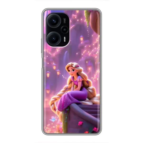 Чохол з принтом «Рапунцель у замку» для Xiaomi POCO F5 Чохол з принтом «Рапунцель у замку» для Xiaomi POCO F5