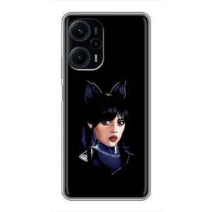 Чехлы Венсдей на Xiaomi POCO F5 Уэнсдей (AlphaPrint)