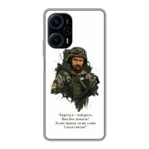 Чохли для Xiaomi POCO F5 с принтом Тараса Шевченко (AlphaPrint) (Шевченко воїн)