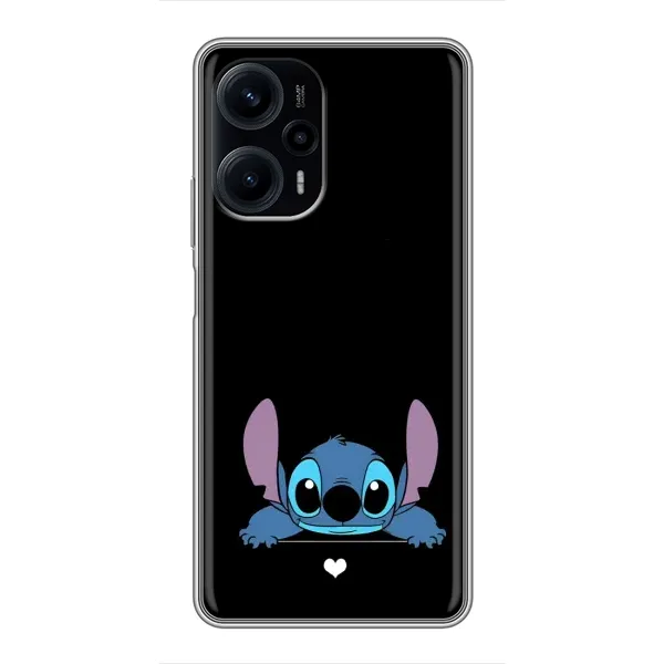 Чохол з принтом «Стіч на чорному» для Xiaomi POCO F5