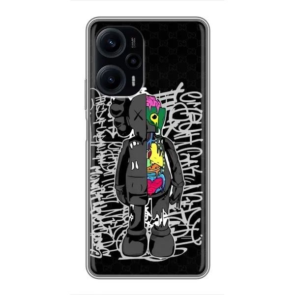 Чехол с принтом «Стиль Bearbrick» для Xiaomi POCO F5 Чехол с принтом «Стиль Bearbrick» для Xiaomi POCO F5
