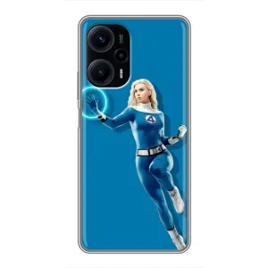 Чехол с принтом Фантастическая четверка для Xiaomi POCO F5 (Сью Сторм полет)