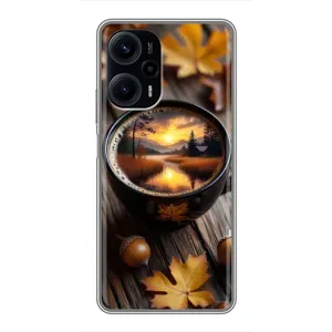 Чехол с принтом «Темный кофе» для Xiaomi POCO F5