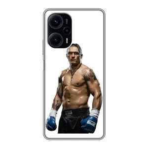 Чохол з картинкою Олександр Усик для Xiaomi POCO F5 (Усик на білому)