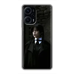 Чехол с дизайном Венздей 2 на Xiaomi POCO F5 (Темный стиль Уэнздей)