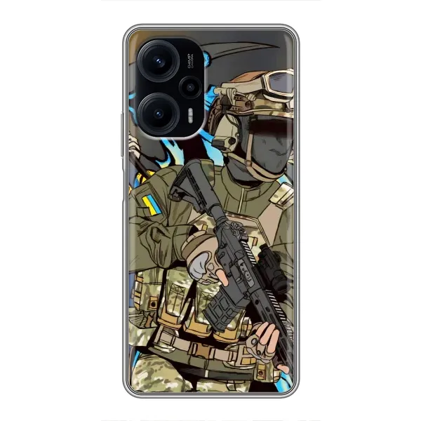 Чехол с принтом «Воин ВСУ» для Xiaomi POCO F5