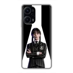 Чехлы Венсдей на Xiaomi POCO F5 Уэнсдей (AlphaPrint) (W-Wednesday)