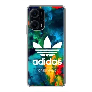 Чехлы Адидас для Xiaomi POCO F5 (AlphaPrint) (Яркий Адидас)
