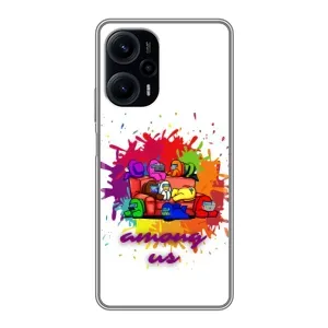 Чохли Амонг Ас для Xiaomi POCO F5 (AlphaPrint) (Яскравий АмонгАс)