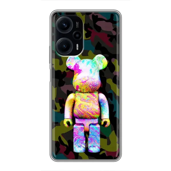Чехол с принтом «Яркий Bearbrick» для Xiaomi POCO F5 Чехол с принтом «Яркий Bearbrick» для Xiaomi POCO F5