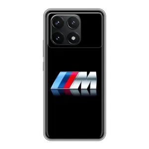 Чехол для Поко Ф6 Про - с принтом БМВ (AlphaPrint) (AMG)