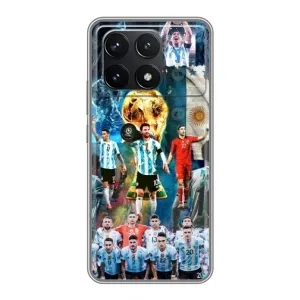 Чехлы Месси для Xiaomi POCO F6 Pro (AlphaPrint) (Аргентина Месси)
