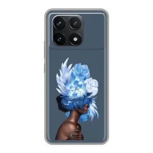 Чехлы (ART) Цветы на Xiaomi POCO F6 Pro (VPrint) (Цветы на голове)