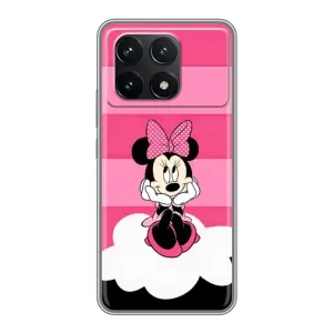 Эксклюзивный чехол для Xiaomi POCO F6 Pro (AlphaPrint - Мультяшные) (Девочка Maus)