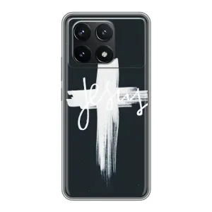 Чехол для Xiaomi POCO F6 Pro (AlphaPrint) - (Христианские) (Иисус)