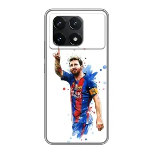 Чехлы Месси для Xiaomi POCO F6 Pro (AlphaPrint) (Лео Месси)
