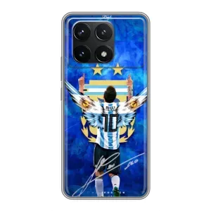 Чехлы для Xiaomi POCO F6 Pro (Leo чемпион) (AlphaPrint) (Месси сборная)