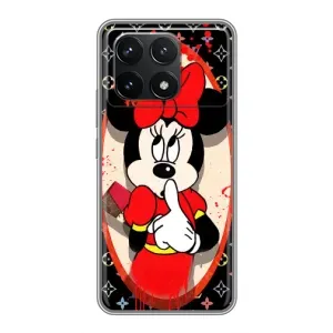Чехол Disney Mouse Xiaomi POCO F6 Pro (PREMIUMPrint) (Минни Маус ЛВ)