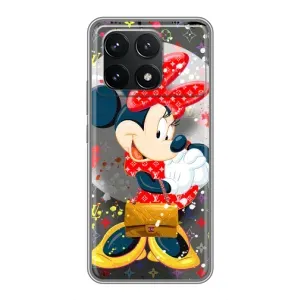 Чехол Disney Mouse Xiaomi POCO F6 Pro (PREMIUMPrint) (Minni с бантиком)