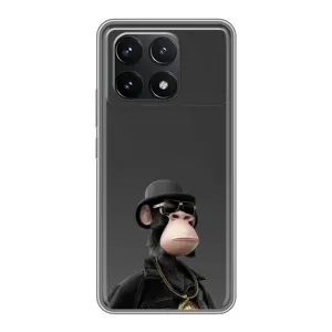 Чехлы с Обезьянами NFT для Xiaomi POCO F6 Pro (AlphaPrint) (Обезьяна NFT)