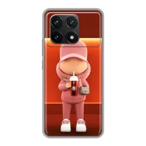 Крутые Чехлы Луи Виттон для Xiaomi POCO F6 Pro (AlphaPrint) (С Кофе)