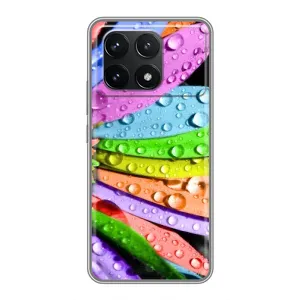 Чехлы (ART) Цветы на Xiaomi POCO F6 Pro (VPrint) (Семицветик)